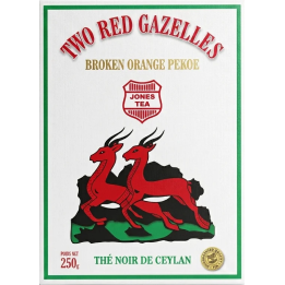 Two Red Gazelles Thé Noir de Ceylan شاي احمر