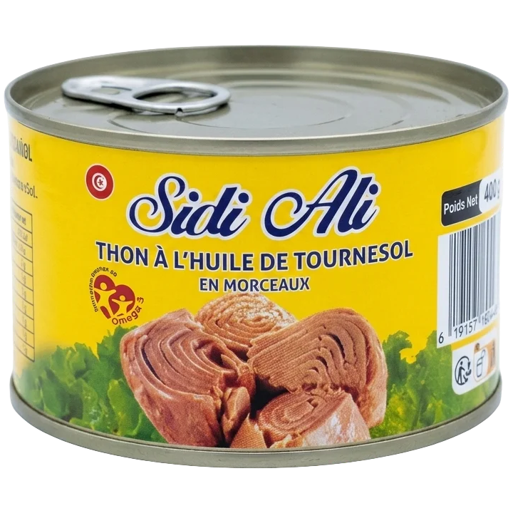 Thon à l'Huile de Tournesol en Morceaux