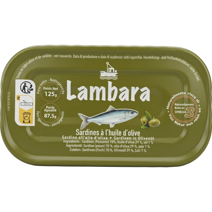 Sardines à l'Huile d'Olive