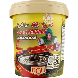 Dessert Assida Zgougou Instantané عصيدة الزقوقو