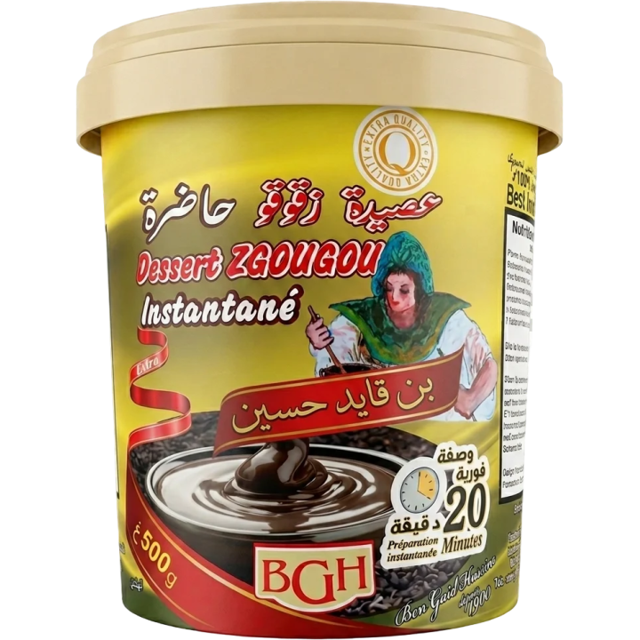 Dessert Assida Zgougou Instantané عصيدة الزقوقو