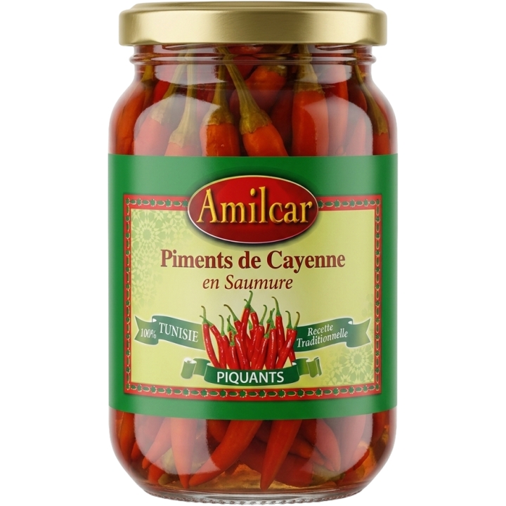 Piments de Cayenne en Saumure فلفل برّ العبيد