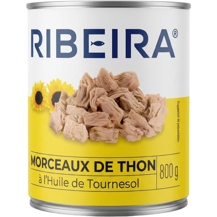 Ribeira Morceaux de Thon à l'Huile de Tournesol