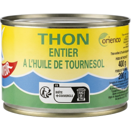 Le Navigateur Thon Entier à l'Huile de Tournesol