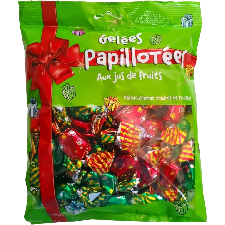 Gelées Papillotées aux Jus de Fruits حلال