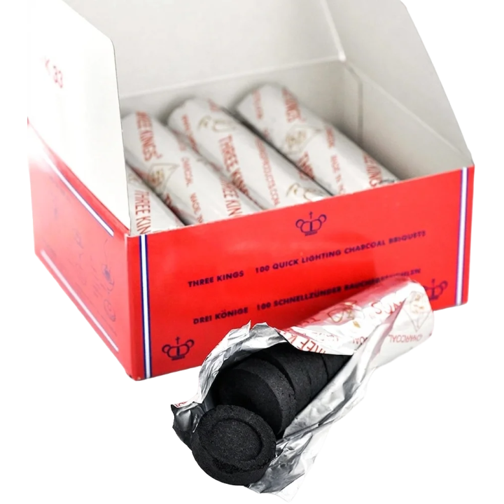 Boîte de 100 Charbons Auto-allumantes 33 mm