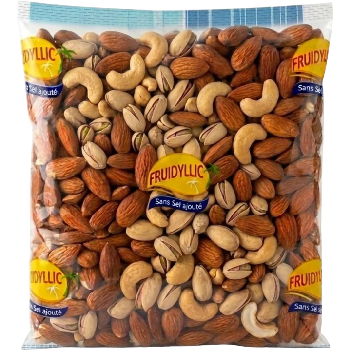 Mélange Fruits à Coques Grillés Sans Sel