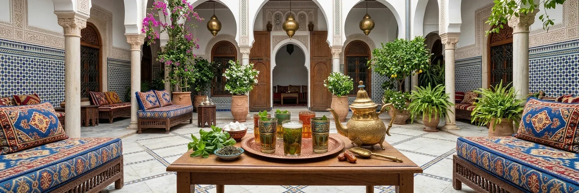 Assortiment de thés et infusions tunisiennes